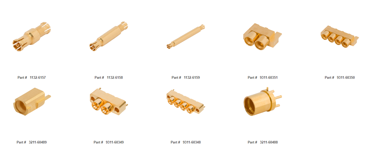 Amphenol / SV Microwave SMPM-XT RF Interconnects